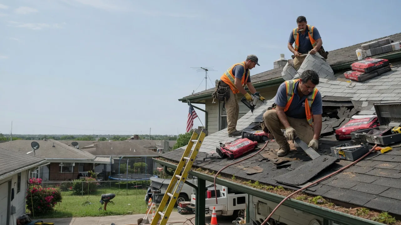 Roof Repair in Glenpool, OK near me